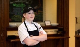 Claire Schrader is seen at an internship at The Sagamore Resort