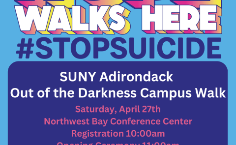 Image for news article SUNY Adirondack offers Hope Walks Here